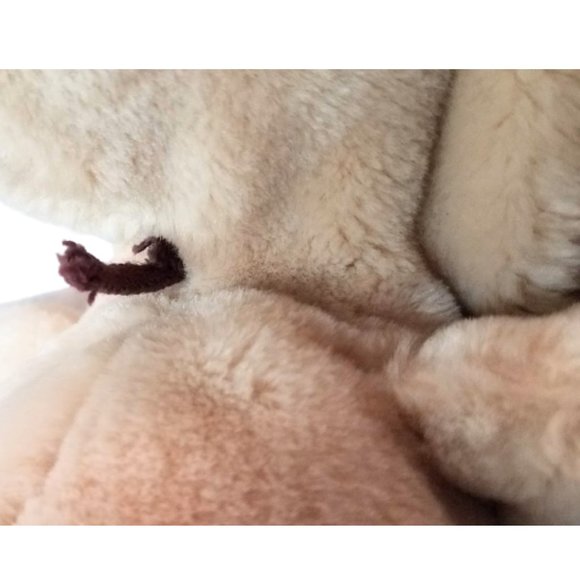 THE HERITAGE COLLECTION Beige & Brown Wrinkles Dog Puppet 18" - Vintage 1980's - Picture 8 of 10